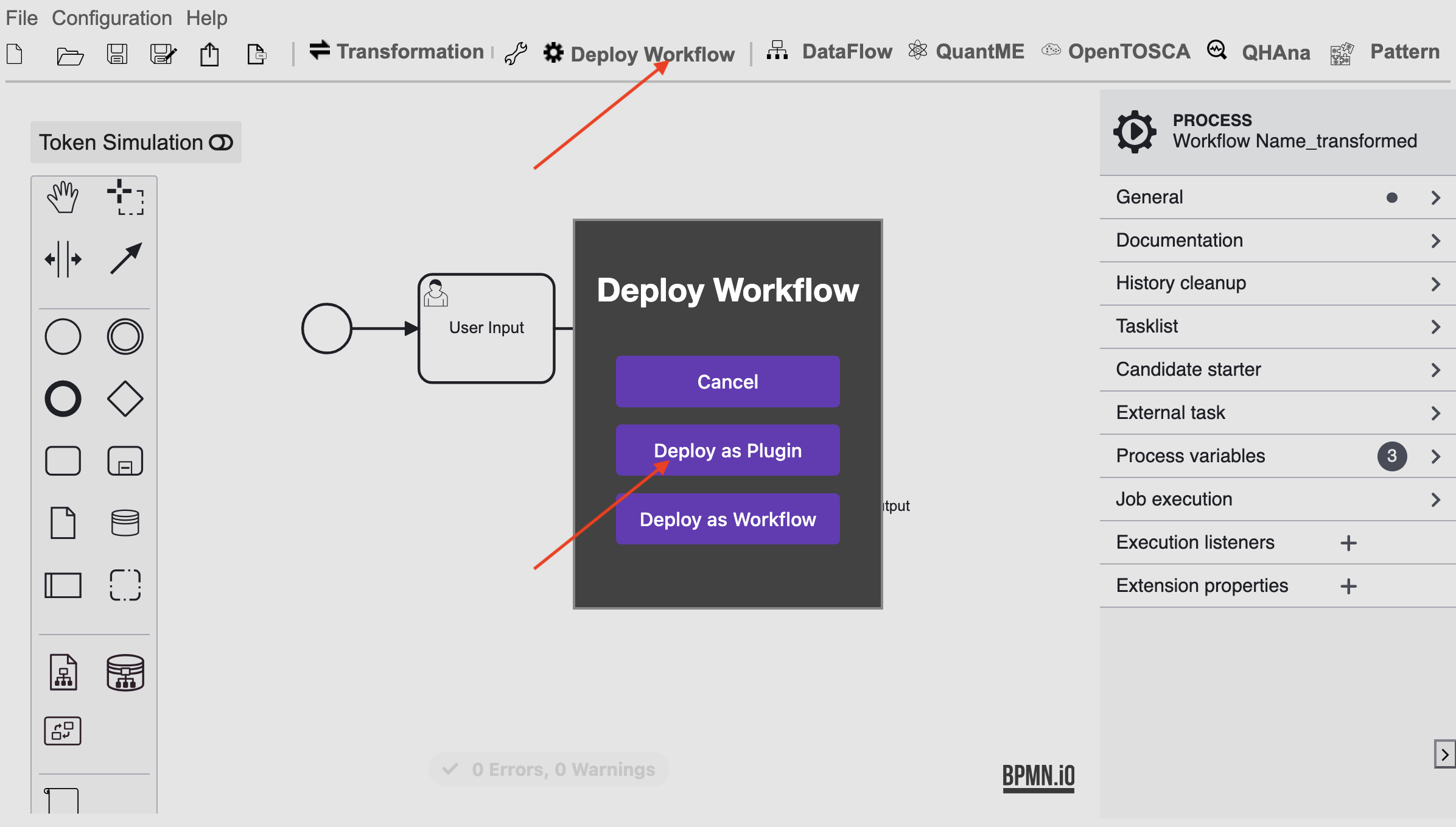 Deploy as plugin.